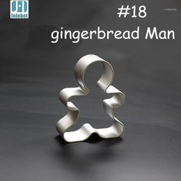 Baking & Pastry Tools Wholesale- 2022 Ginger Bread Men Aluminium Alloy Biscuit Mold /Fruit/vegetable/toast Cutter Christmas Series1