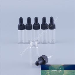 500pcs/lot 5ml 10ml Empty Dropper Glass Bottles Portable Aromatherapy Essential Oil Bottle with Glass Eye Dropper