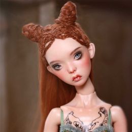 1/4 BJD Kunis Girls Ball Fashion Resin DOLL Face Up Details Birthday Gift Free Shipping LJ201031