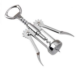 Wine Bottle Opener Glossy Silver Zinc Alloy Corkscrew Wine Opener High Grade Wine Opener on Promotion SN3530