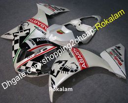 09-10 YZFR1 ABS Plastic Bodywork Fairing Fit For Yamaha YZF-R1 YZF 1000 R1 2009 2010 2011 Motorcycle Fairings Set (Injection molding)