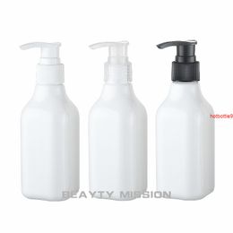 BEAUTY MISSION 24pcs 200ml Square white empty lotion pump cosmetic bottles,DIY shower gel bottle,handmade shampoo containergood qualtity