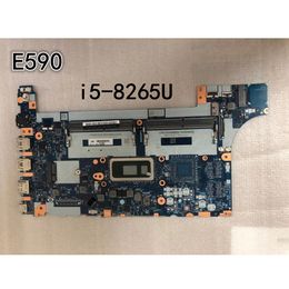 Original laptop Lenovo ThinkPad E590 Motherboard mainboard CPU I5-8265U FRU 02DL805
