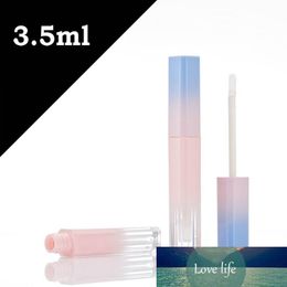 3.5ml Lip Gloss Tubes Lipstick Lipgloss Tube Packaging Pink Blue Gradient Lip Glaze Bottle Empty Refillable Cosmetics Containers