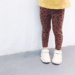 Spring Girls Leggings 2020 New Leopard Printed Bottom Pants For Girls Baby Girl Clothes Children Leggings LJ201019