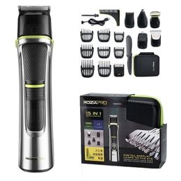 Hair Clipper Professional Beard Trimmer for Men All In One Grooming Kit Nose Ear Set Cutting Machine C5951 220216