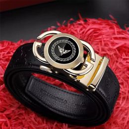 Brand Belt Top Quality Genuine Luxury leather Belts for Men Strap Male Metal Automatic Buckle 201123