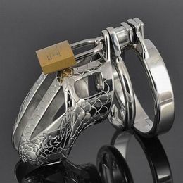 cb6000s men's chastity device small cock cage with anti-off ring male chastity belt cock ring sex products for men penis sleeve