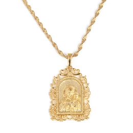 Virgin Mary Necklace Pendant Our Lady Necklaces Religious Jewelry For Women Men