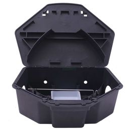 Pest Control Large Lock Rate Bait Station Snap Traps Rodent Rodenticide Plastic Box Mouse-trap Plastic Outdoor Waterproof Catch Mouse Mice Direct Sale from China