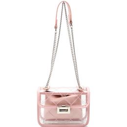 Kadınlar Kızlar Şeffaf Çanta Omuz Çantası Yaz Plaj Çanta Crossbody Bez X7XC