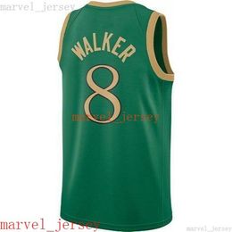 Custom Stitched Kemba Walker #8 Men's Green Swingman Jersey XS-6XL Mens Throwbacks Basketball jerseys Cheap Men Women Youth