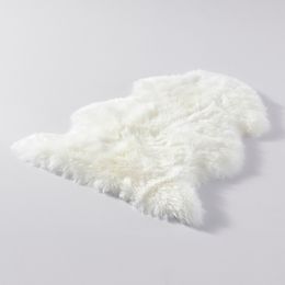 1P Natural Sheepskin Rug Genuine wool rug white bedroom rugs and carpets sheep skin chair bed sofa thick wool blanket for baby 201214