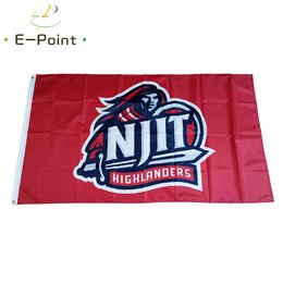 NCAA NJIT Highlanders Flag 3*5ft (90cm*150cm) Polyester flag Banner decoration flying home & garden flag Festive gifts