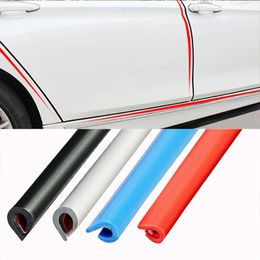 5M/10M Car Door trips Rubber Edge Protective Strips Side Doors Mouldings Adhesive Scratch Protector Vehicle For Cars Auto