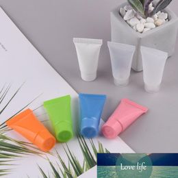 ml tubes Canada - 5 ml Empty Plastic Cosmetic Tube Squeezable Foundation Bottle Facial Hand Cleanser Containers Travel Face Cream Sample Gel Vials