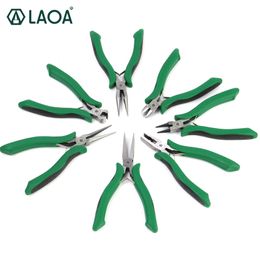 LAOA 5/6inch Cr-Mo Mini Pliers Wire Cutter End Cutting Nippers Long Nose Pliers Wire Rope Nipper Made in Taiwan Y200321