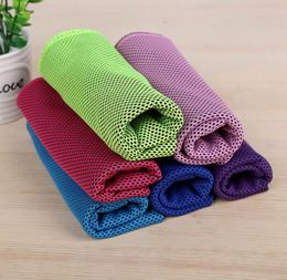 Sport Towel Quick Dry Beach Towels Summer Wipe Sweat Towels for Fitness Yoga Rapid Cooling Ice Face Towel 10 Colours BT5439