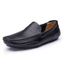-Homens casuais sapatos verão homens mocassins split mocassins ao ar livre confortável deslizamento respirável em sapatos de barco