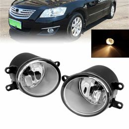 New 2Pcs for Toyota Camry FOR MATRIX VENZA Car Daytime Running Light Driving Lamp Fog Light with Bulb Exterior Accessories