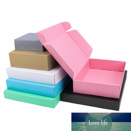 5Pcs/10Pcs Colourful Kraft Paper Boxes DIY Foldable Papercard Boxes Gift Jewellery Accessories Clothes Packaging Boxes for Party