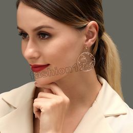 Korean Earrings Couple Dangle Earring Brincos Stud Earrings World Map Simple Lady Gold Cute Earrings For Women Wholesale