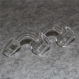 Smoking 90 Degree Quartz Nail Bowl 10mm 14mm 18mm Male Female Joint Quart Banger For Oil Burner Glass Water Bong