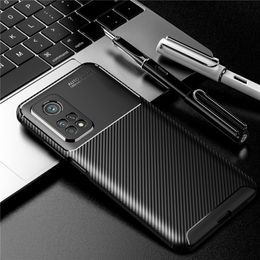 Back Cover Cases for Xiaomi Mi 10t Pro, Shockproof Soft TPU Silicone Case, Carbon Fibre Protective Case for Mi 10t Lite