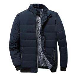Winter Jacket Men Thick Fleece Parkas Zipper Warm Men's Outwear Slim Casual Jackets Winter Windbreaker Coats Men Clothing 201218