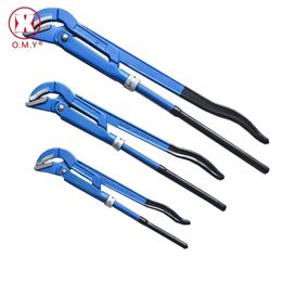 OMY 1pc Multi-function Water Pump Pliers Hardware Tools Wrench Heavy Passivation Fast More Function Olecranon Pipe Clamp 1-2inch Y200321