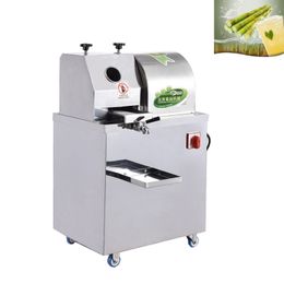 2020 new stainless steel 220v semi-automatic commercial sugarcane juicer sugarcane juice extractor desktop sugarcane juicer crusher