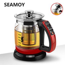 Electric Kettles Kettle Health Preserving Pot 1.2L 700W Multifunctional Teapot Boiled Split Glass Water Bottle 220V1