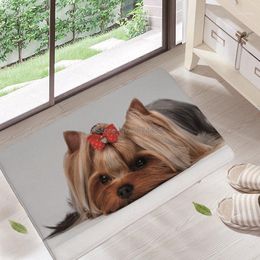 Cushion/Decorative Pillow Doormat Character Cute Dog Animal Pattern Carpet Living Room Dust Mat Home Decor1