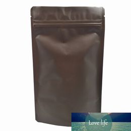 50Pcs Self Seal Pure Aluminium Foil Packaging Bag Stand Up Bag Matte Coffe Resealable s Coffee Powder Tea Storage Bags