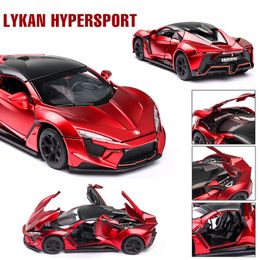 1:32 Lykan Hypersport Alloy Car Model Diecasts & Toy Vehicles Toy Car Metal Collection Toy Kid Toys for Children Kids Gifts LJ200930