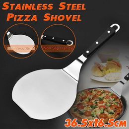 14" Stainless Steel Easy Clean Pizza Shovel Frying Peel Lifter Lifting Tool Pancake Spatula Paddle Kitchen Non-stick Baking 201023