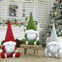 Faceless Old Man Doll Window Ornaments Birthday Present for Home Christmas Holiday Decoration new1