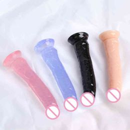 NXY Dildos Female Soft Gelatin False Penis, Male Artificial Sucker, Lifelike Sex Toy, Anal Penis1213