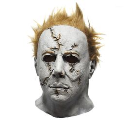 Wholesale-Horror Movie Halloween Michael Myers Mask, Adult Party Masquerade Cosplay Latex Mask1