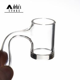 SUPER HIGH QUALITY Quartz Banger Nail Fully Weld Thick Bottom Bigger tube Domeless Quartz Banger Nails Glass Bong Water Pipe