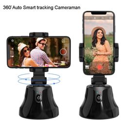 Rechargeable Phone Smart Selfie Stick 360° Rotation Phone robot Cameraman face Object auto Tracking Shooting Vlog Phone holder