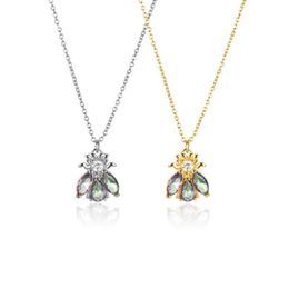 Silver Zircon Colour Pendant Long Chain Necklace 2020 Rock Punk Luxury Jewellery For Women Crystal
