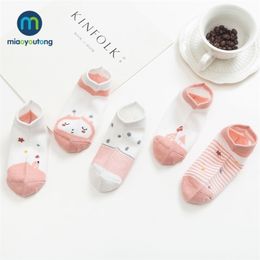 5 Pair Cartoon Mesh Thin Cotton Newborn Boy Kids Socks Baby Girls Socks Girls Baby Socks Skarpetki Infant Miaoyoutong 201112