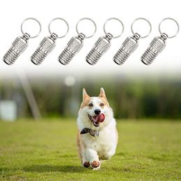 Pet ID Tags Name Address Cell Phone Number Tags Stainless Steel Personalized Dog Cat Tags Pet ID Tag Barrel Tube Anti-Lost