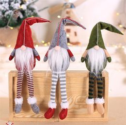 Christmas decorations Santa presents Christmas Gnome Doll window decoration Tree Wall Hanging Pendant Party Supplies DB224