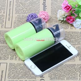 50ml 80ml Black Head Green Plastic Airless With Transparent Cap Pump Bottles Empty Cosmetic Containers Packaging Bottle 2pcs/lotpls order