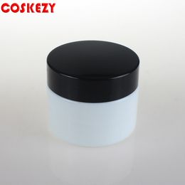 100 PCS a lot White 15ml cosmetic glass jar skin care containers for cream