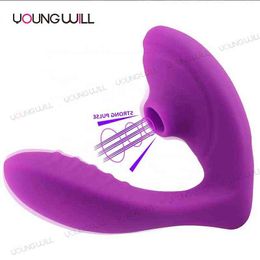 NXY Vibrators Adult suction vibrator wearing penis sucking adult strap on sex toys for women suck massage 0105