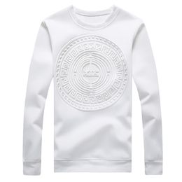 Loldeal Men's Capless Hoodies Abstract Circular Patterns Pure Color Casual Sweatshirt Fashion Jacket Plus Size:M-5XL C1117