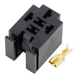 5 Sets 5 Pin Automotive Connector Car Connector Relay Seat Speaker Relay Socket With Terminal DJ7059-6.3-21